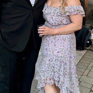 ASTR the Label Lilac Floral Dress